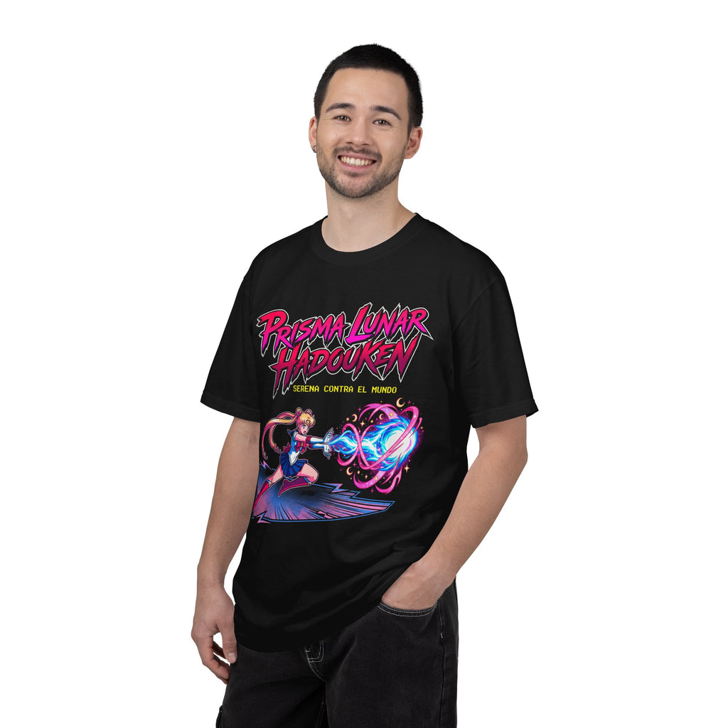 Sailor Moon Prisma Lunar Hadouken T-Shirt — Retro Anime VS Arcade Fight Tee