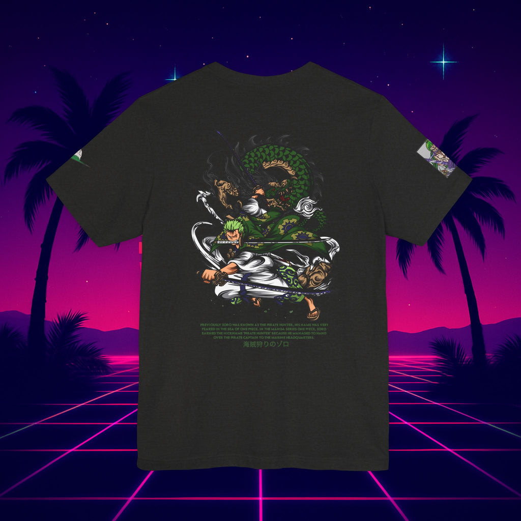 Roronoa Zoro Wanted Poster Tee — Anime Pirate Bounty T-Shirt