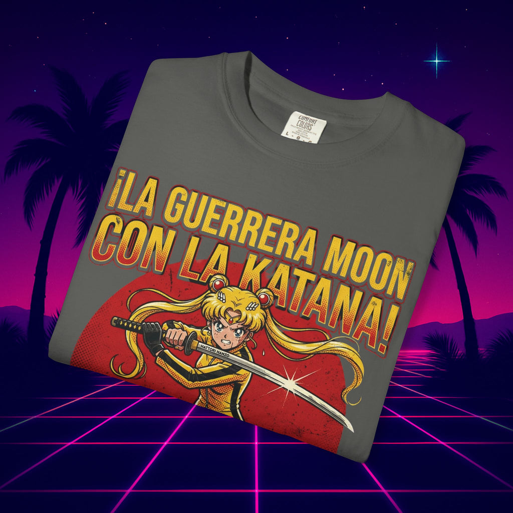 Sailor Moon Katana T-Shirt — "¡La Guerrera Moon con la Katana!" (Lista de Muerte)