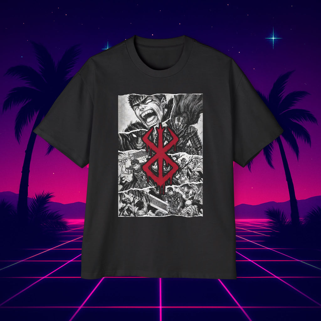 Graphic Tee — 'Struggle, Conform, Wither' Skull Sword Design