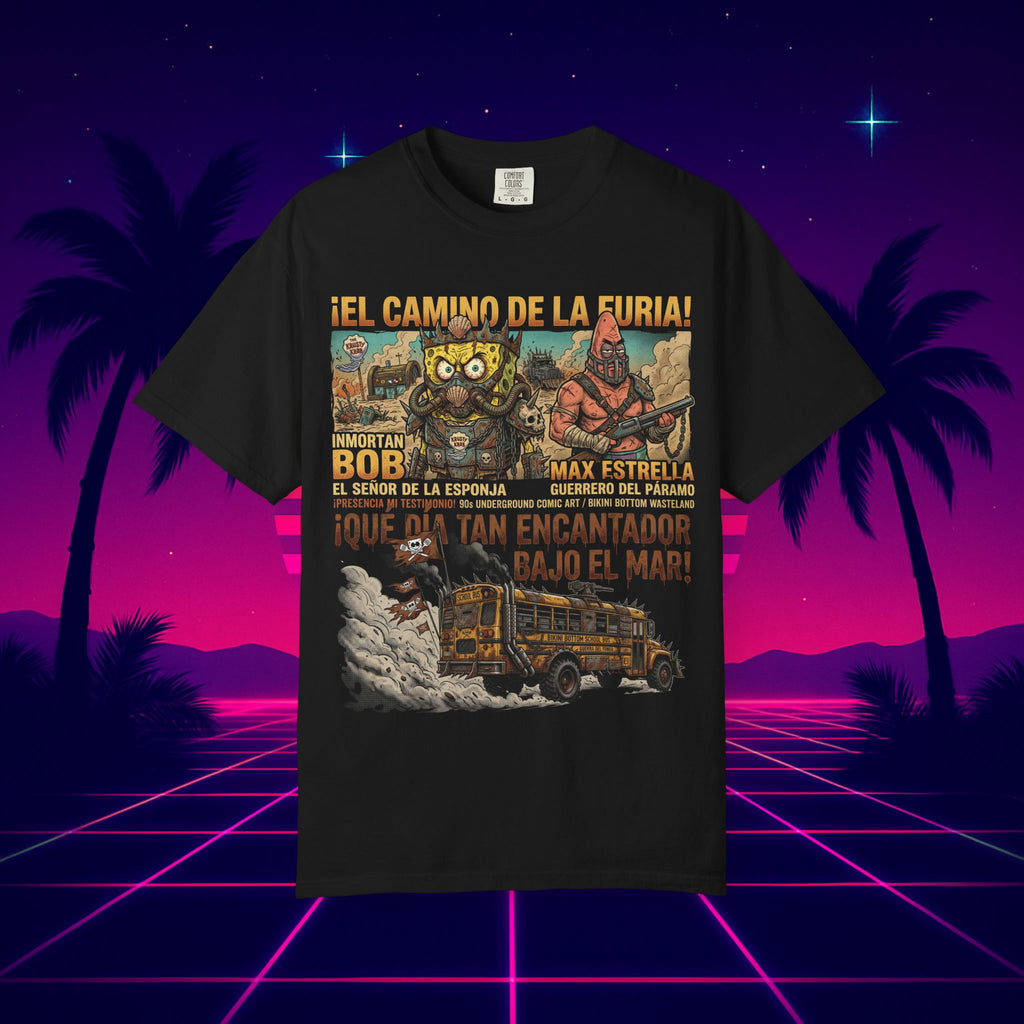 SpongeBob Mad Max T-Shirt — "Squarepants" Post-Apocalyptic Graphic Tee