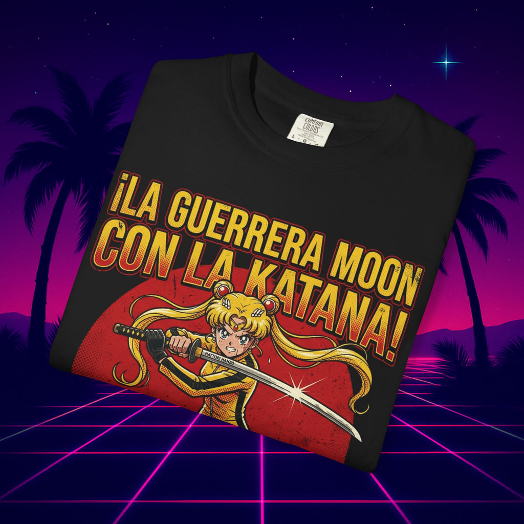Sailor Moon Katana T-Shirt — "¡La Guerrera Moon con la Katana!" (Lista de Muerte)